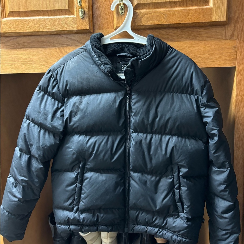 Athleta Girl Black SO Down Coat